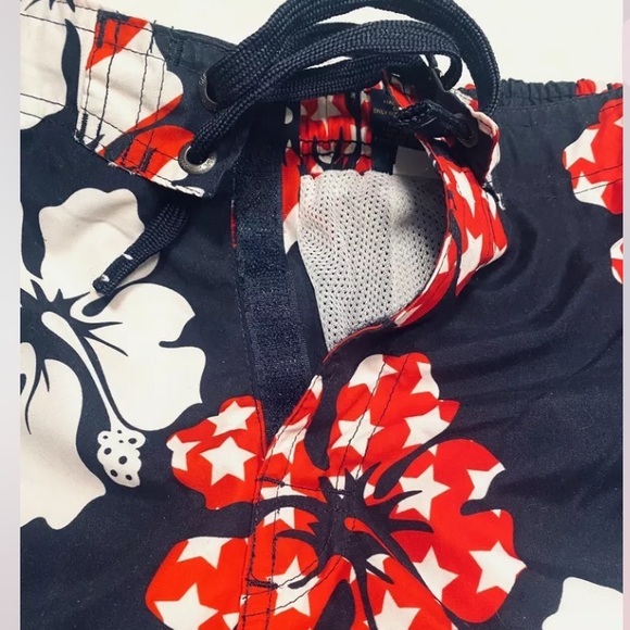 US Polo Assn Mens Patriotic Swim Trunks, Size Med - Picture 4 of 10